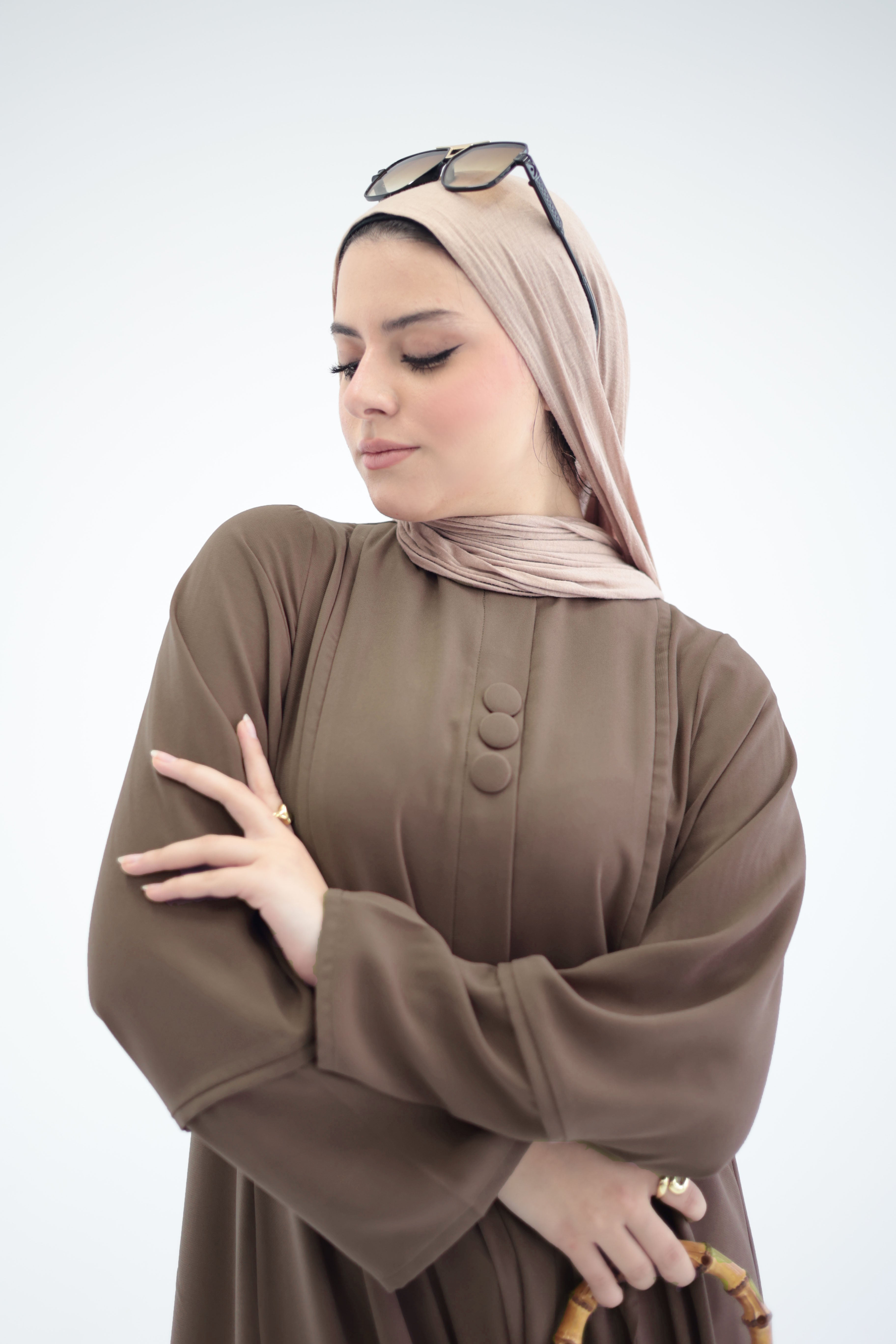 عباية لمسة العصرية (كافيه غامق)