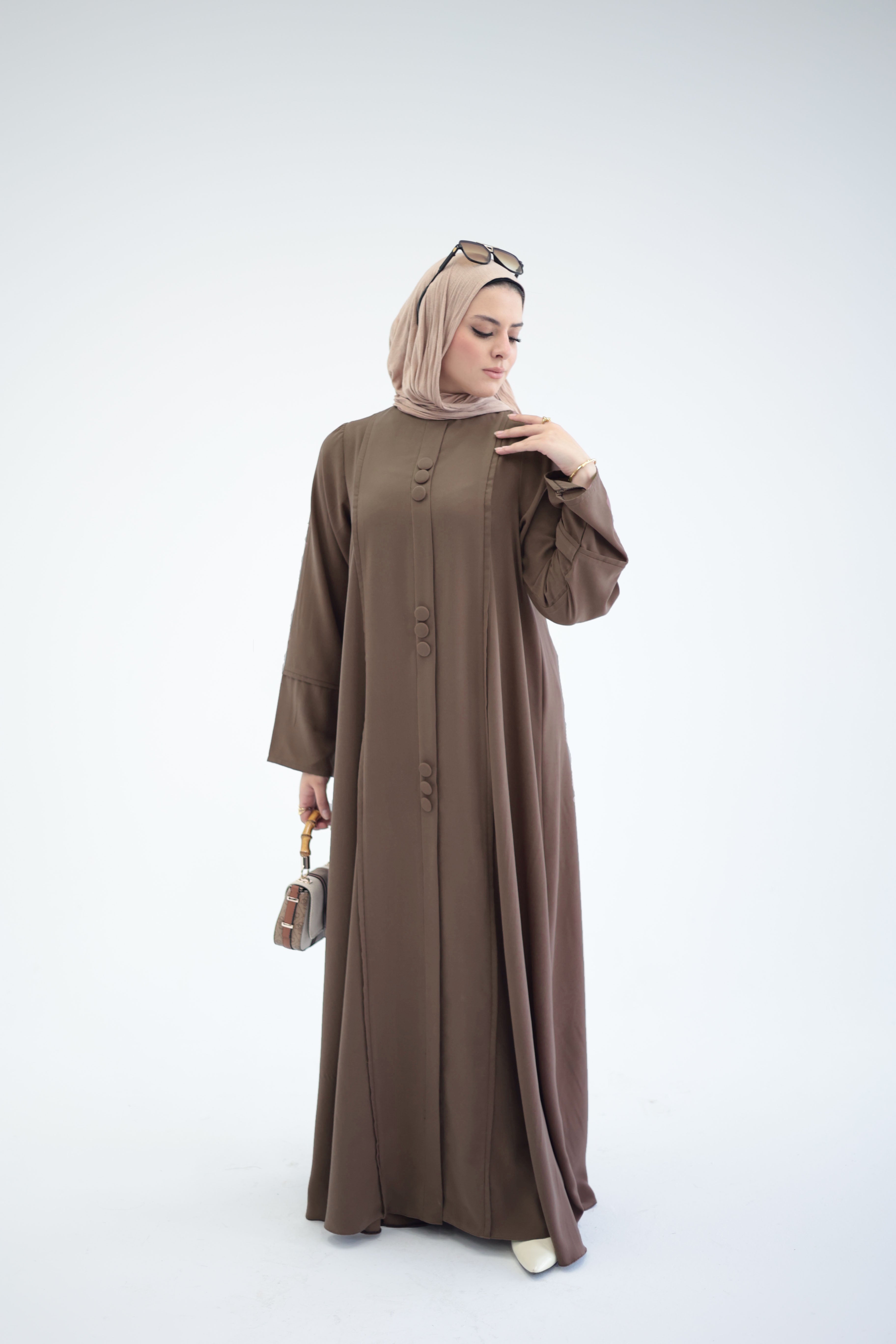 عباية لمسة العصرية (كافيه غامق)